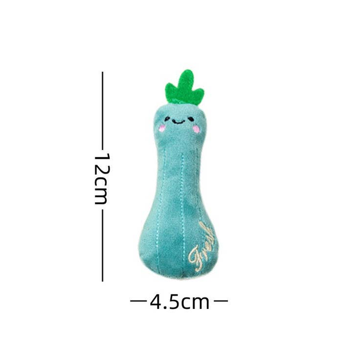 Cheerhunting – wholesale Pet toy set – Cat – Moo - 5 pcs Vegetable Cat Toy Set2