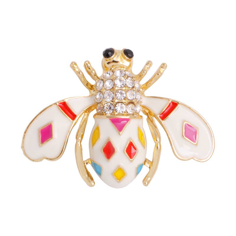 Tourtiwi - Wholesale Broche - Schattige Bijen Serie Broche, Door de Natuur Geïnspireerde Insecten Speld0