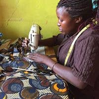 AfriBeads - Wholesale Grocery/shopping bag - African fabric fold up shopping bags5