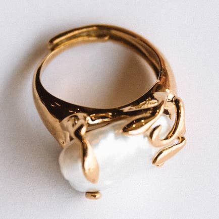 The Mother Of Pearl Ring for wholesale by Jay Nicole Designs