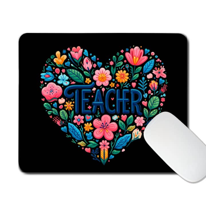 Tapis de souris antidérapant pour enseignant scolaire pour la vente par Luluizy Designs Co.