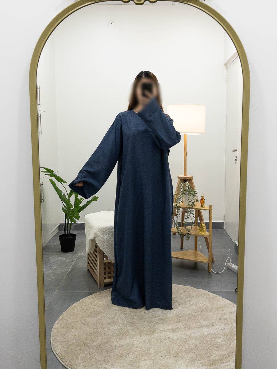 IDEAL OUTFIT - Venta al por mayor Vestido - Mujer - Vestido abaya de mangas anchas ref:2388flam1