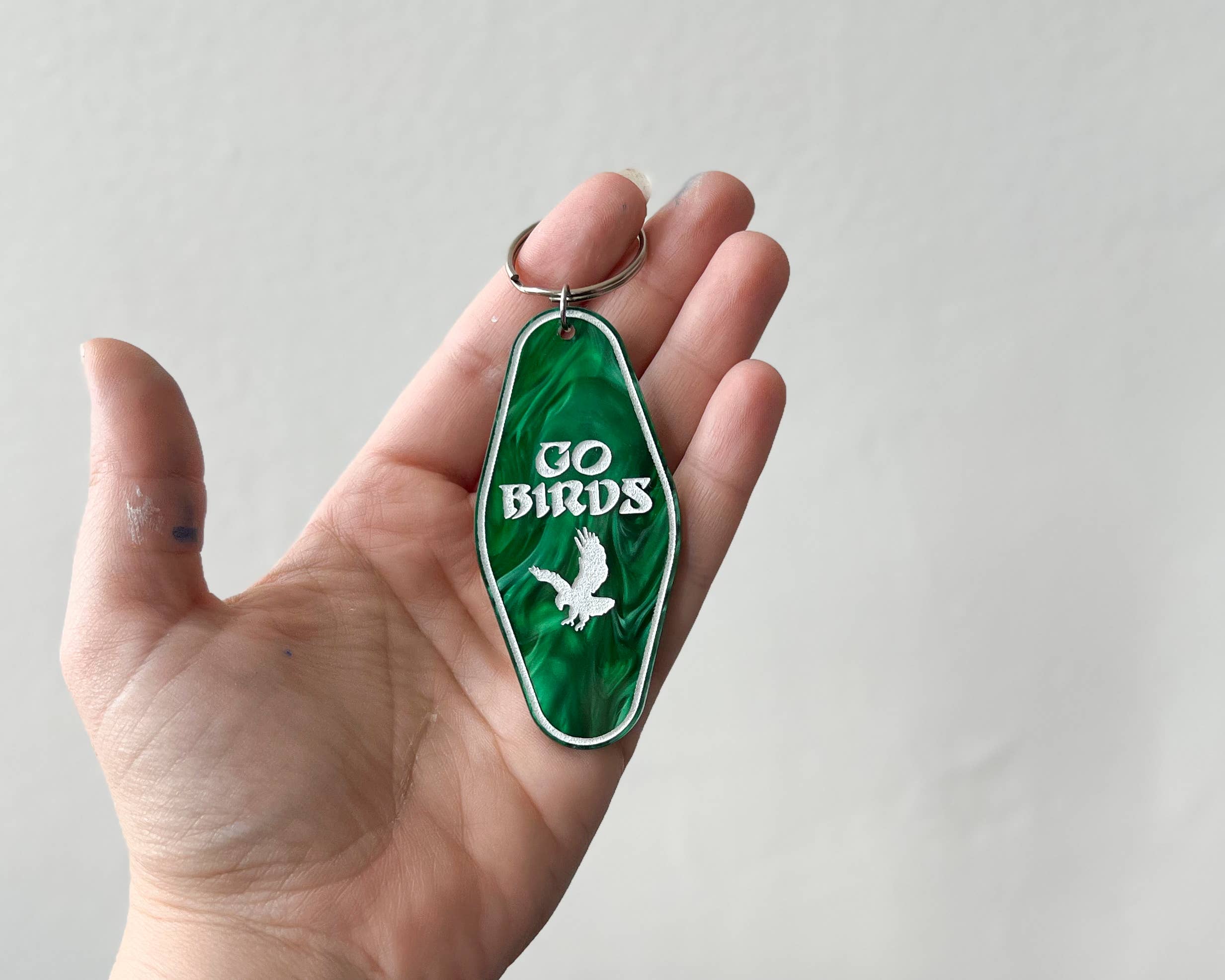 Studio Bladel - Wholesale Keychain - Unisex - Go Birds acrylic motel key style keychain2