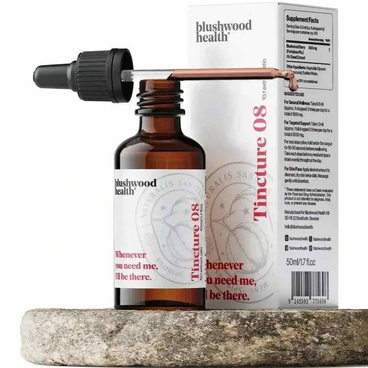 Tintura de Saúde Blushwood EBC-46 – Extrato Botânico de Semente Inteira 10:1, Testado em Laboratório por atacado de Blushwood Health