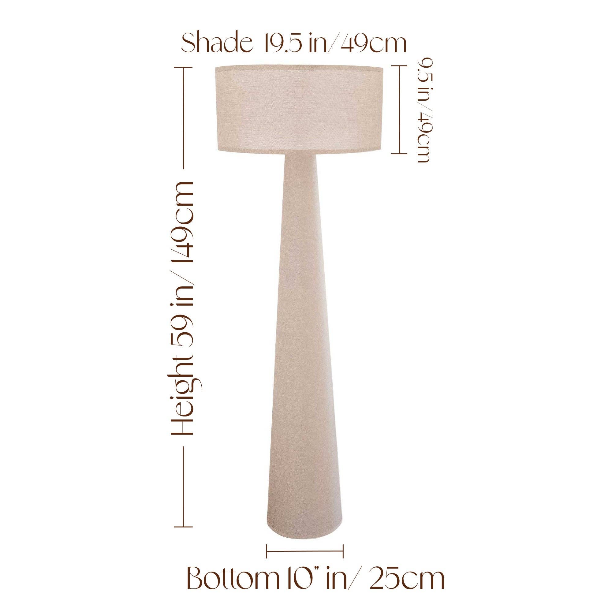 Branch & Wick Company - Vente Lampes sur pied - Grande lampe sur pied pour salon, chambre et bureau2