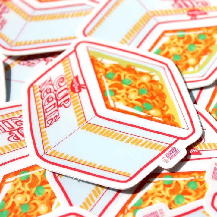 Cup Nudeln Sticker für den Großhandel von sinistersquids