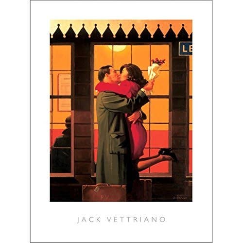 Jack Vettriano - Back Where You Belong for wholesale by Migneco & Smith