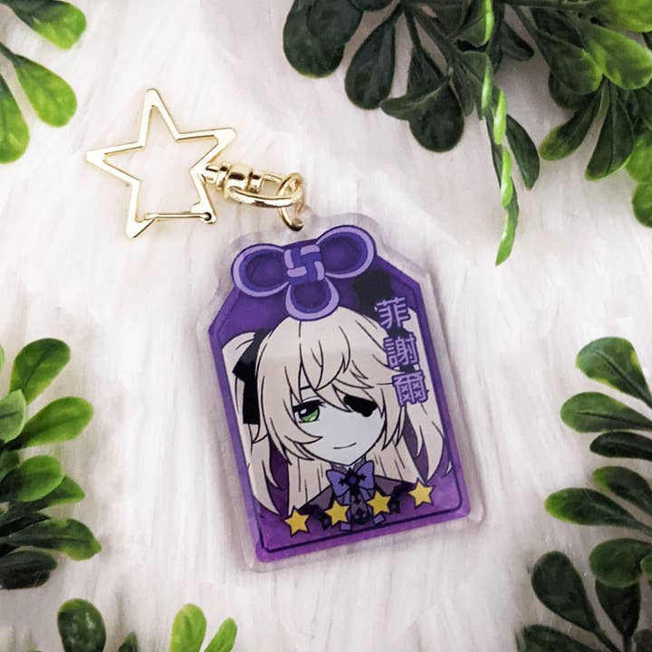 Fischl - O-mamori Acrylic Charm for wholesale by Sugar Cubed Studios