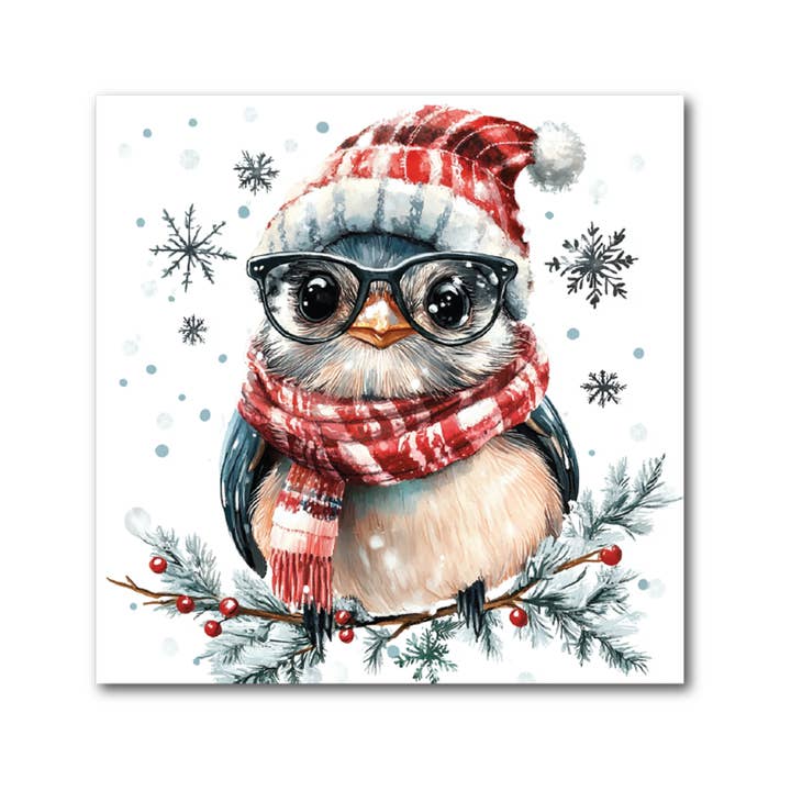 Bird Christmas Coasters Set of 4 – Holiday Table Decor for wholesale by LifeSong Milestones