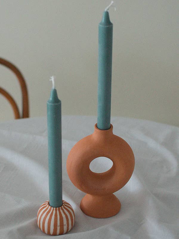 Portacandele in ceramica Terra per la vendita all'ingrosso da parte di PERENNE HOME