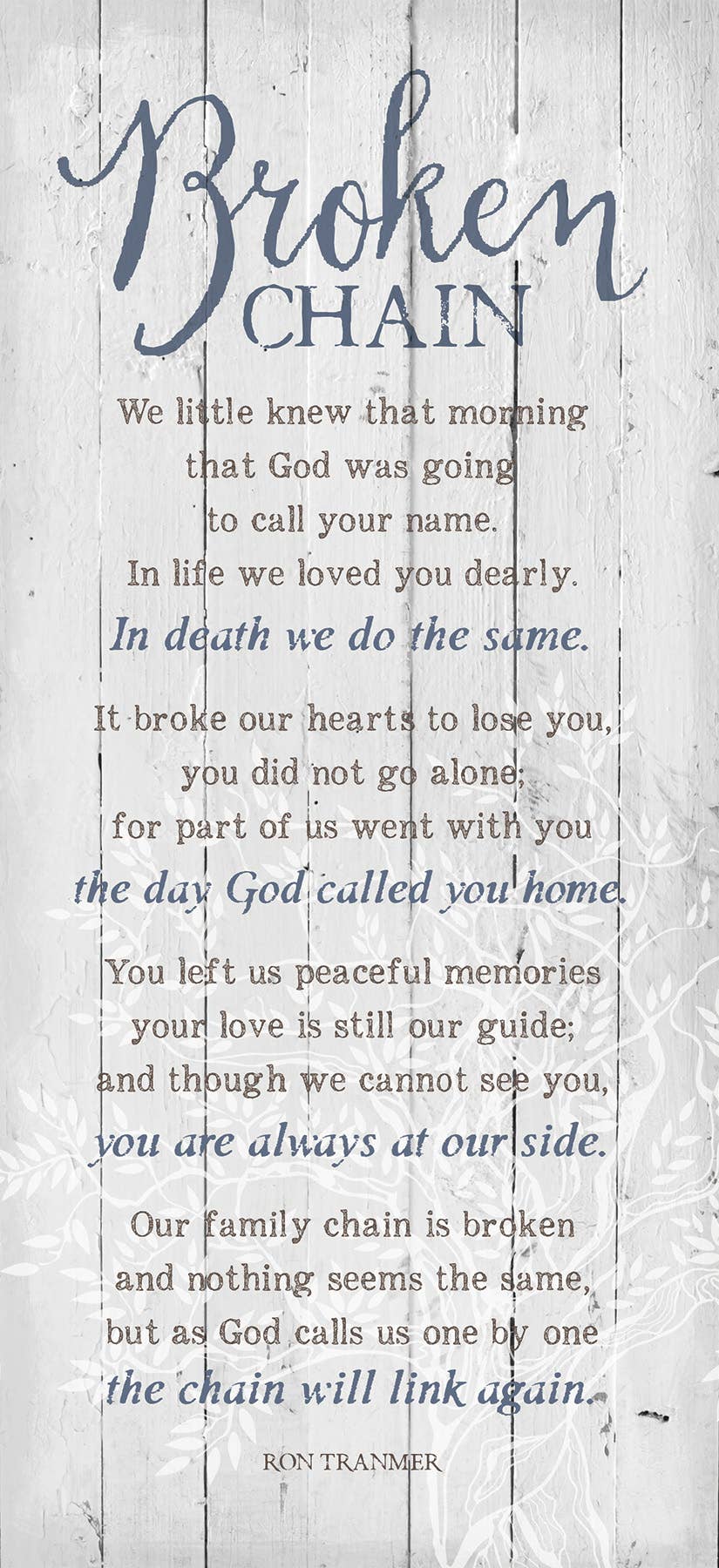 Dexsa - Wholesale Sign - Broken Chain - New Horizons-Panel Wood Plaque0