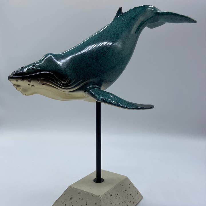 Whale on Stone Square Base for wholesale by Deal1Sales