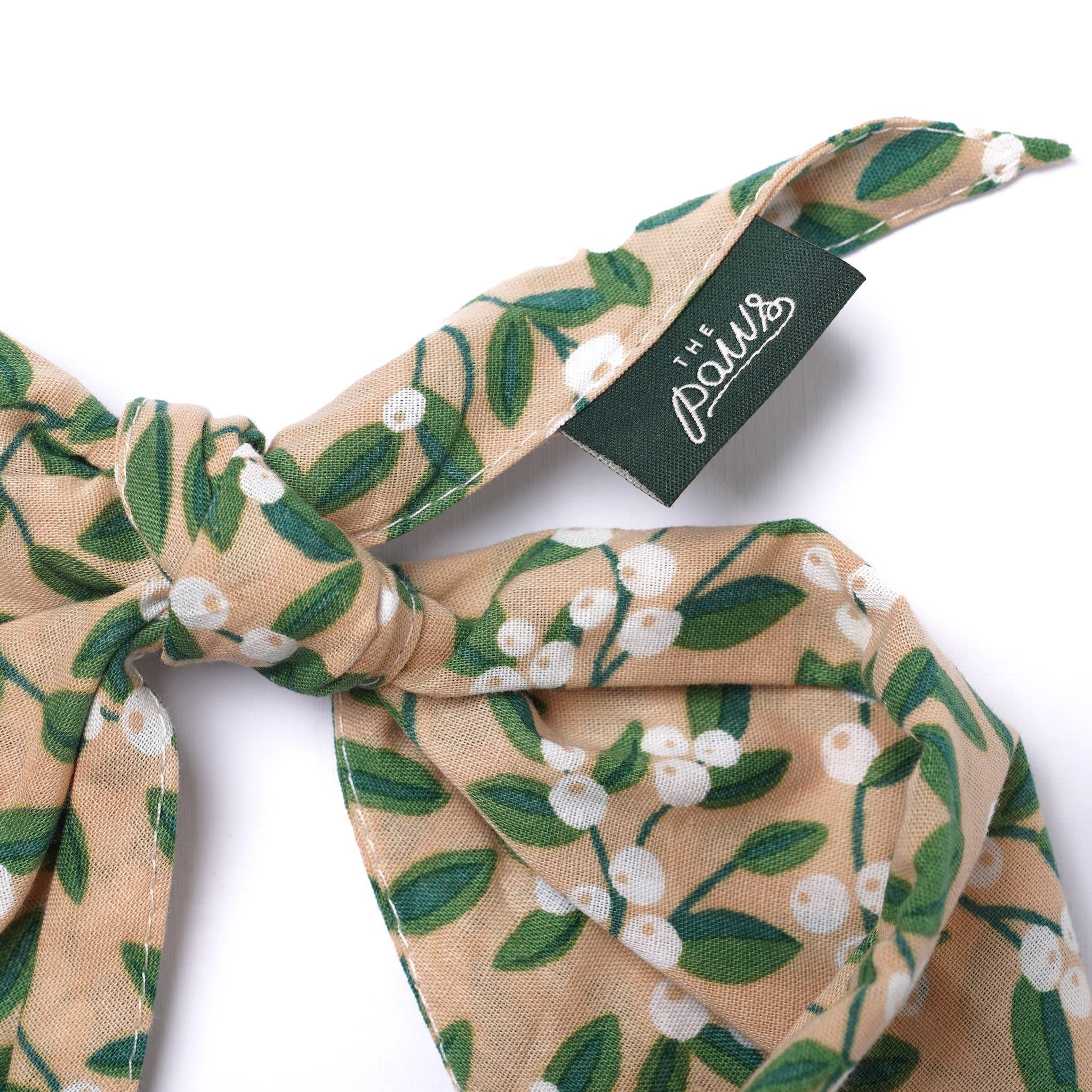 The Paws – Großhandel Haustier-Bandana – Hund – Grüne Beeren Hundebandana3
