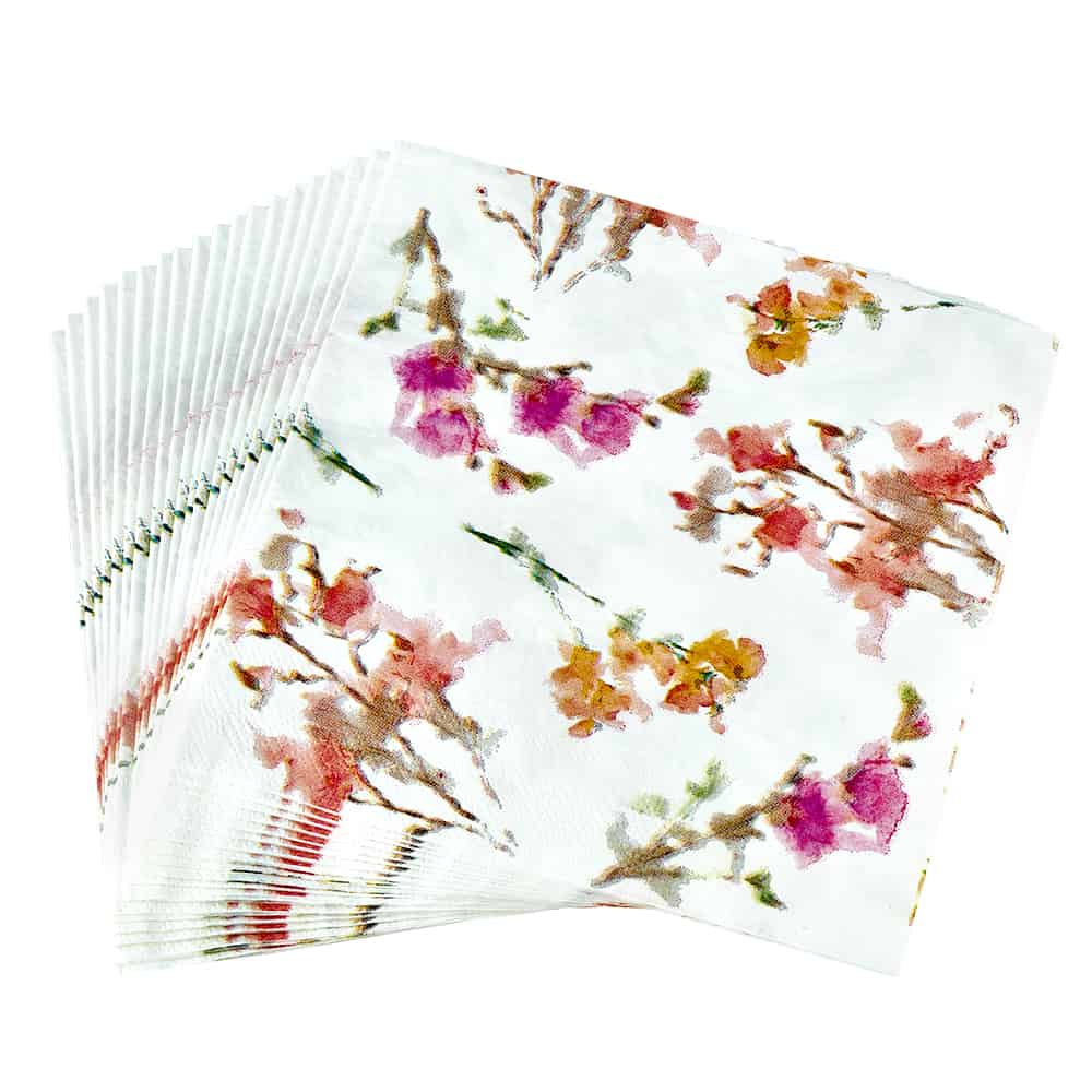EcoQuality - Wholesale Disposable napkin - Blossoms Lunch Napkin – Vibrant Colored Napkins for Elegant Dining5