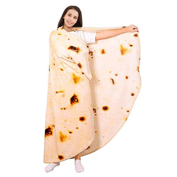 Showcase - Wholesale Throw Blanket - Cozy Cuddler Giant Fleece Tortilla Blanket (80")0