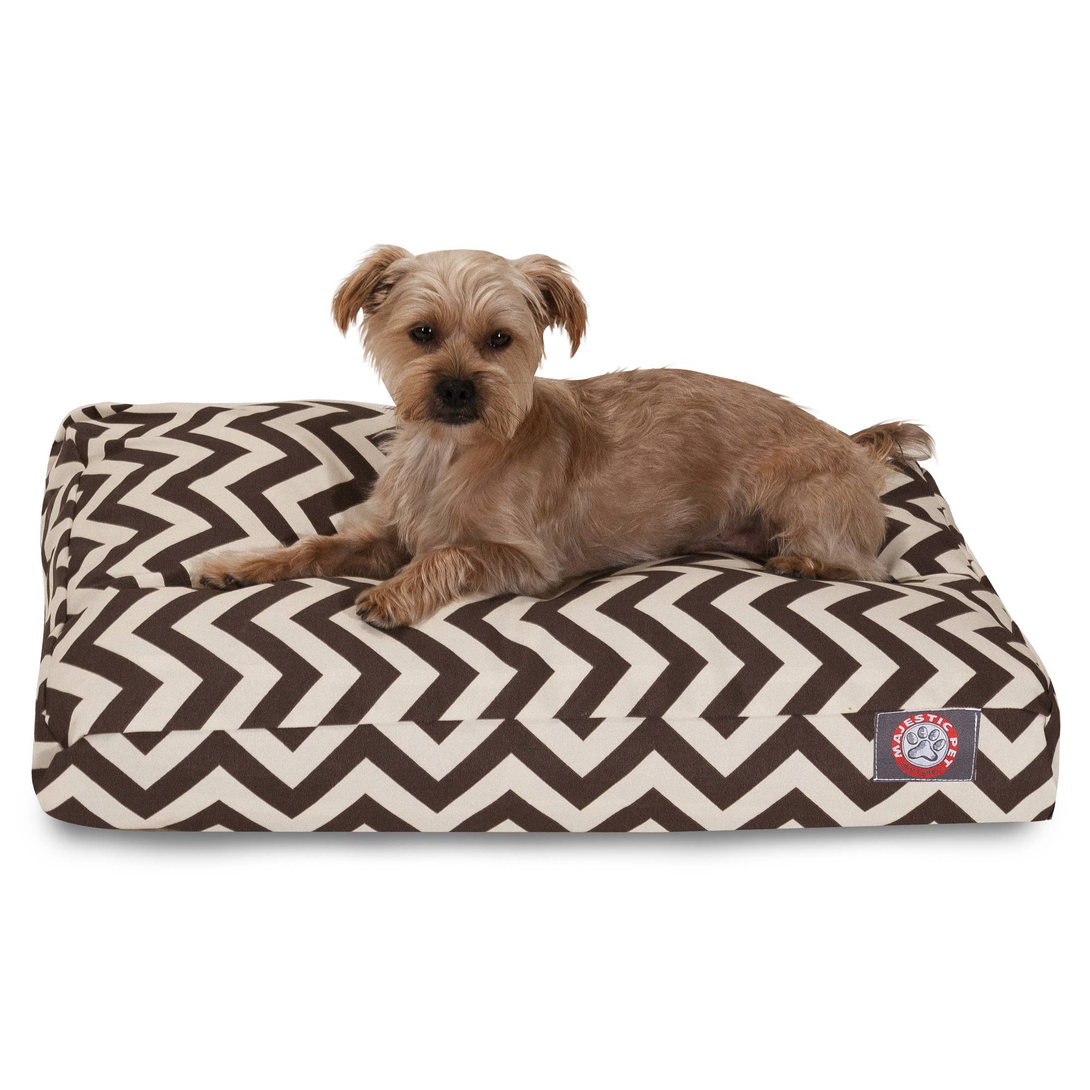 Majestic Pet Products – cama - Cão por atacado – Cama retangular para cães Chevron110