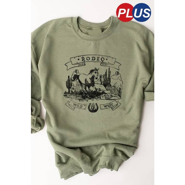 RODEO GRAPHIC SWEATSHIRT for wholesale by Clothing of America