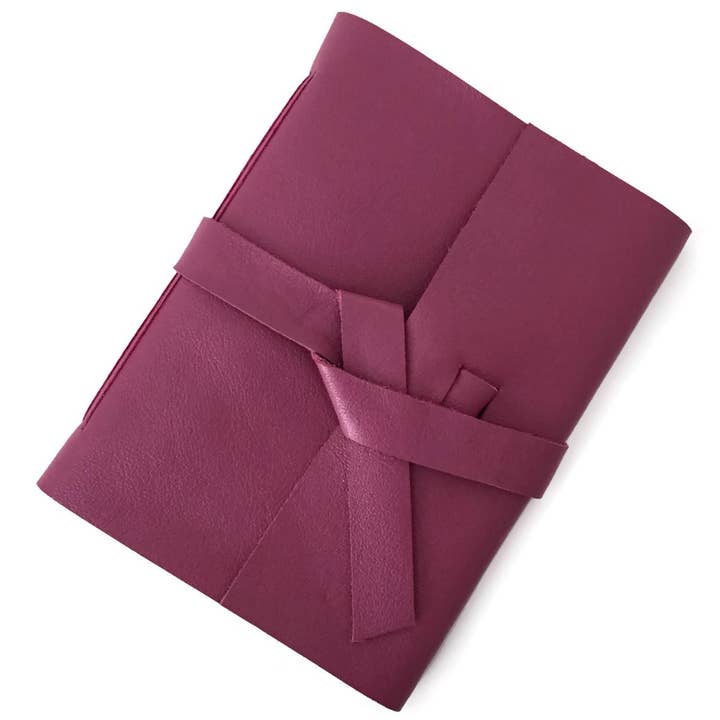 Unlined Leather Sketchbook - Mulb. Purple - Choose Your Size for wholesale by Absolutely EVO