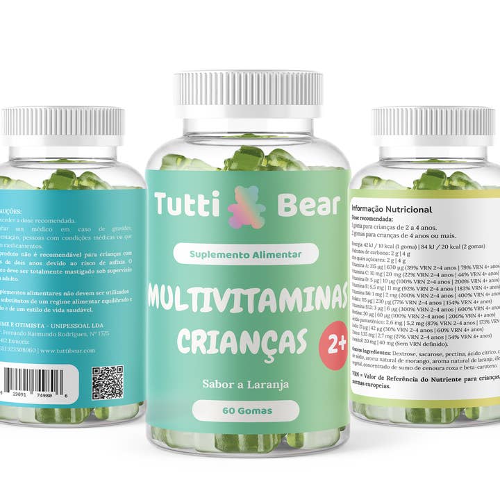 TUTTI BEAR - Wholesale Oral Supplement/Vitamin - Multivitamins for Children from 2 years old3