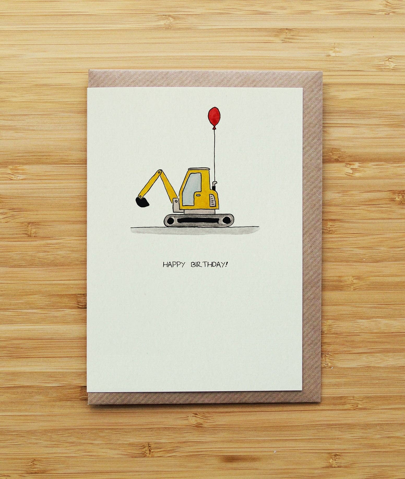 RossJDesigns – wholesale Birthday card – Digger Birthday Card - For Boy - Father - Recycled Card0