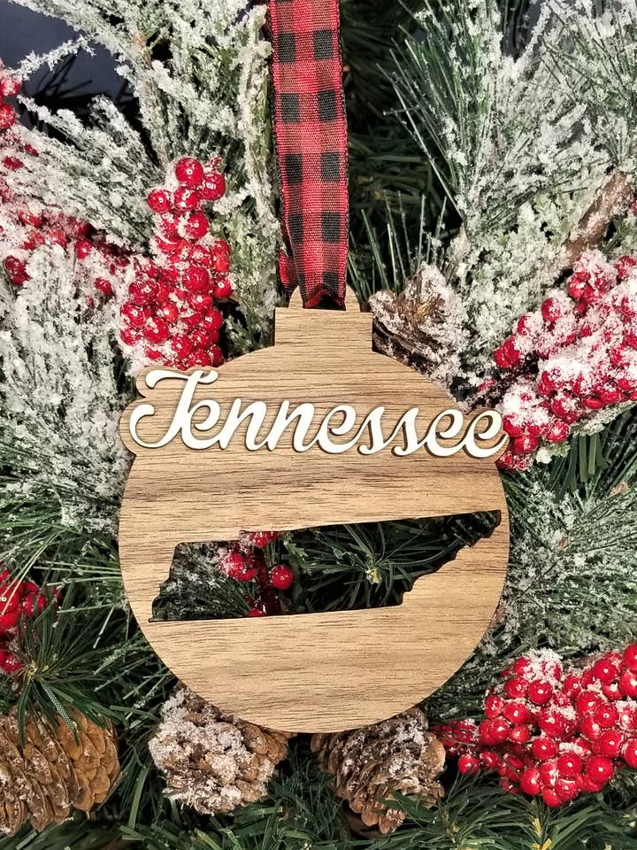 Adorno navideño de Tennessee State para venta al por mayor de SHY Designs, LLC