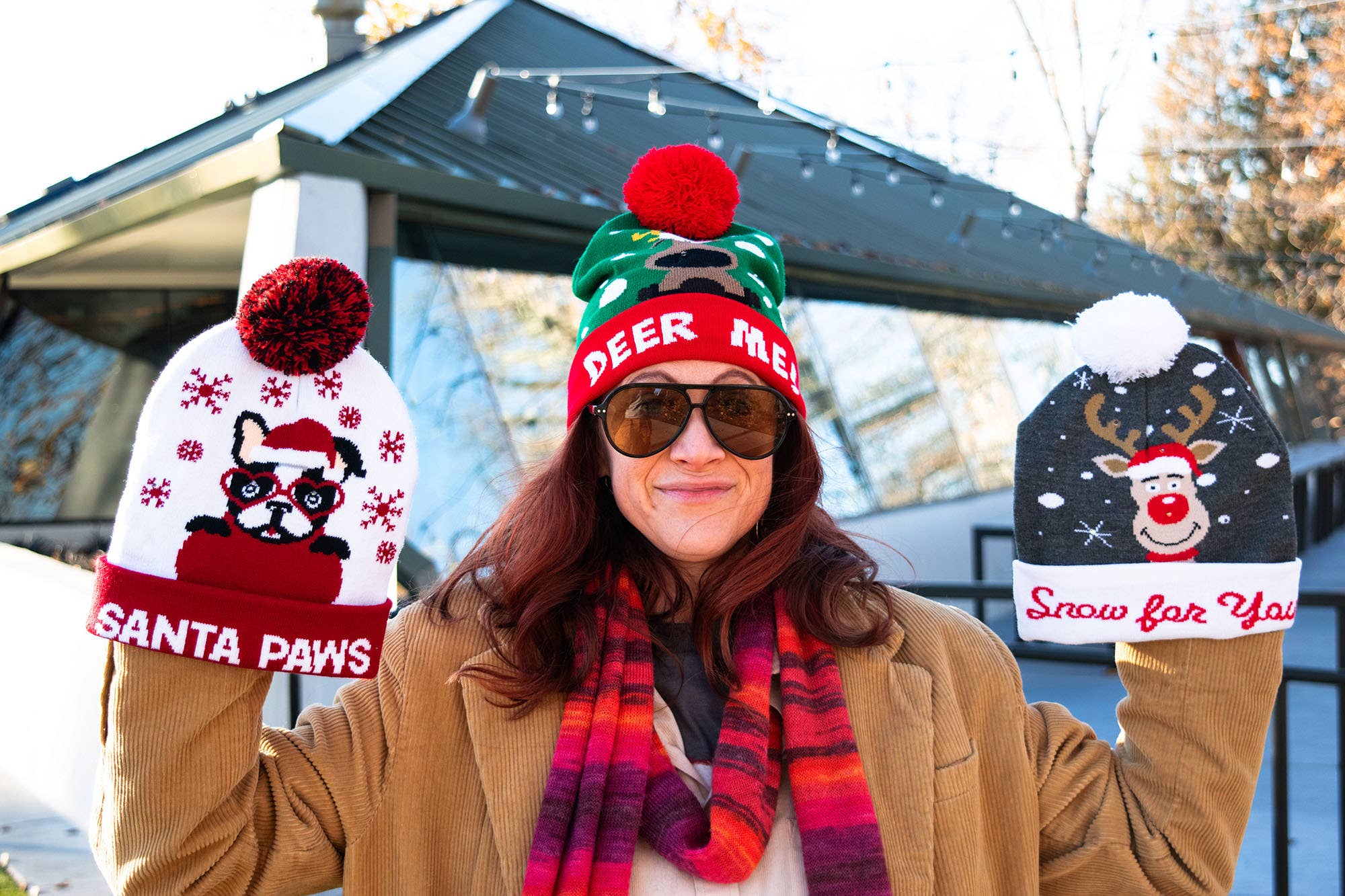 High Desert Gear - Wholesale Beanie - Women's - Christmas Ugly Sweater Hat7