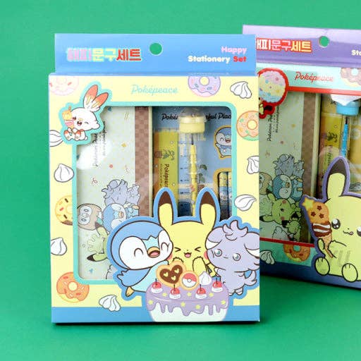 K-Wonderland - Wholesale Stationery/Notecard Set - Pokémon Happy Stationery Set – PokéPeace Edition8