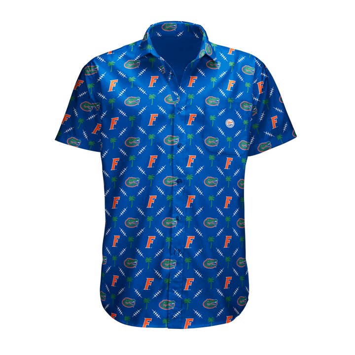 Florida Gators Men’s Palm Set Button Up for wholesale by Dyme Lyfe