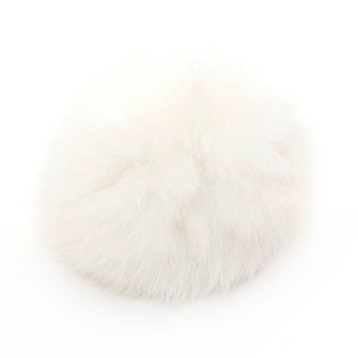Mini-Bobble - Weiß - Pom Pom aus Pelz für den Großhandel von Bobbl