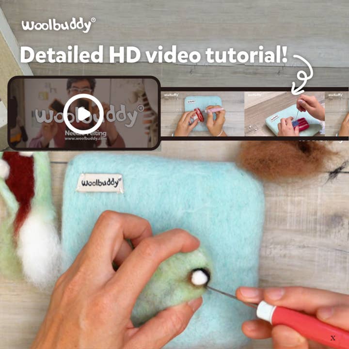 Woolbuddy - Wholesale DIY Craft Kit - Needle Felting Venus Flytrap Kit