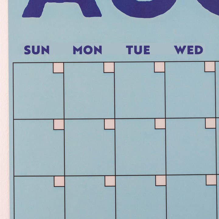 Good Tuesday - Wholesale Planner - Undated A3 Planner | 12 Pages | Colourburst | Sunday Start4