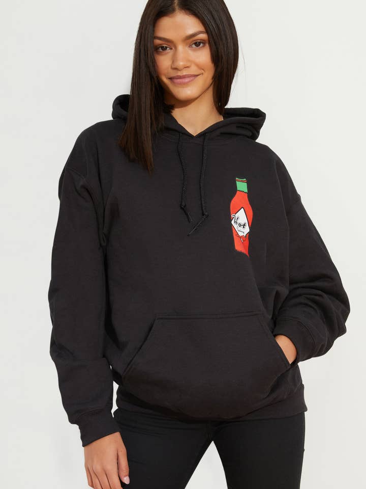 FELPA CON CAPPUCCIO HOT SAUCE per la vendita all'ingrosso da parte di New Love Club