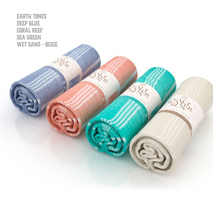 Riviera Towel Company - Wholesale Beach Towel - Salt Water Sun 32 Turkish Towels