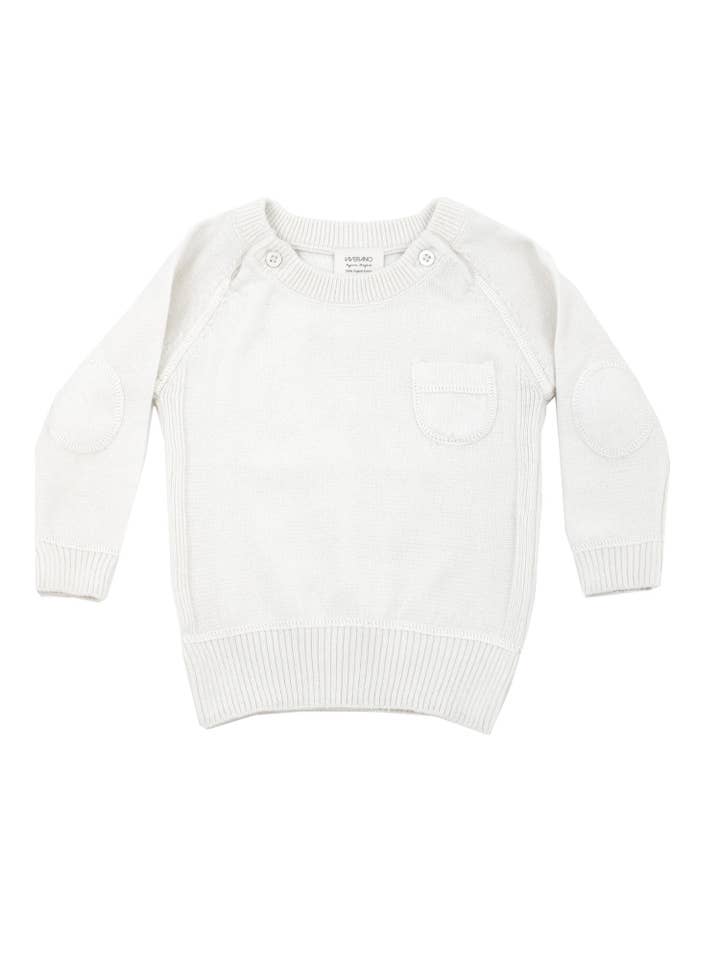 Viverano Organics - Vendita all'ingrosso Maglione tricot - Neonati - Pullover da neonato in maglia raglan Milan (cotone biologico)8