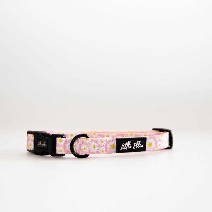 Dog Collar: Field of Daisies for wholesale by Little Ellie Boutique