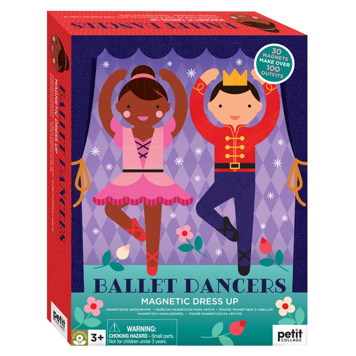 Petit Collage – wholesale Toy set – Kids – Ballet Dancers Magnetic Dress Up