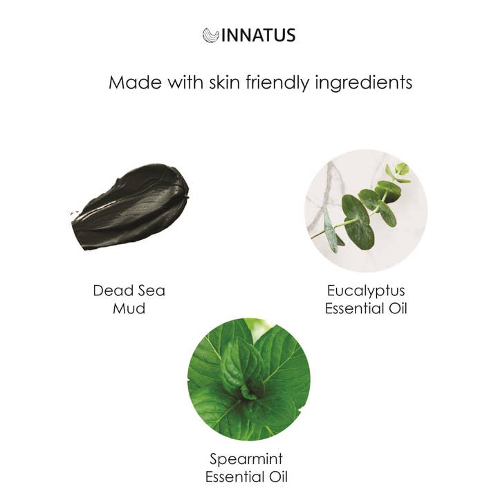 innatus - Wholesale Skincare Face Mask - Dead Sea Mud Mask with Eucalyptus Oil Blend3