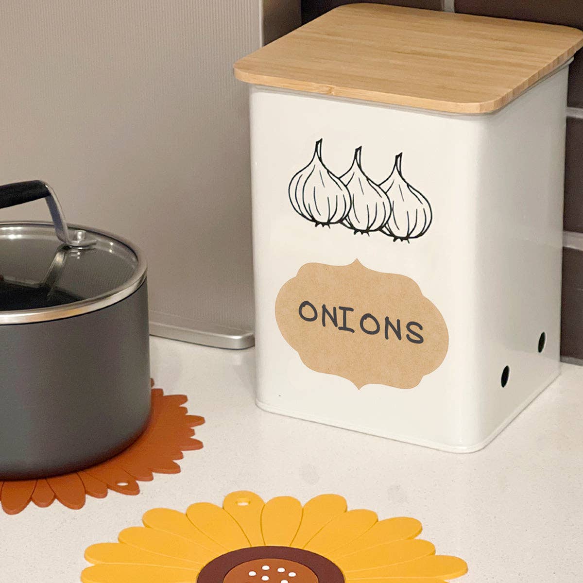 Wrapables.com - Wholesale Gift Tag Label - Wrapables Kraft Paper Sticker Labels for Lids, Mason Jars5