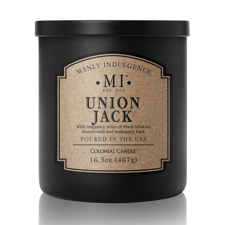 Union Jack 467G duftlys for engroshandel hos Colonial Candle DE