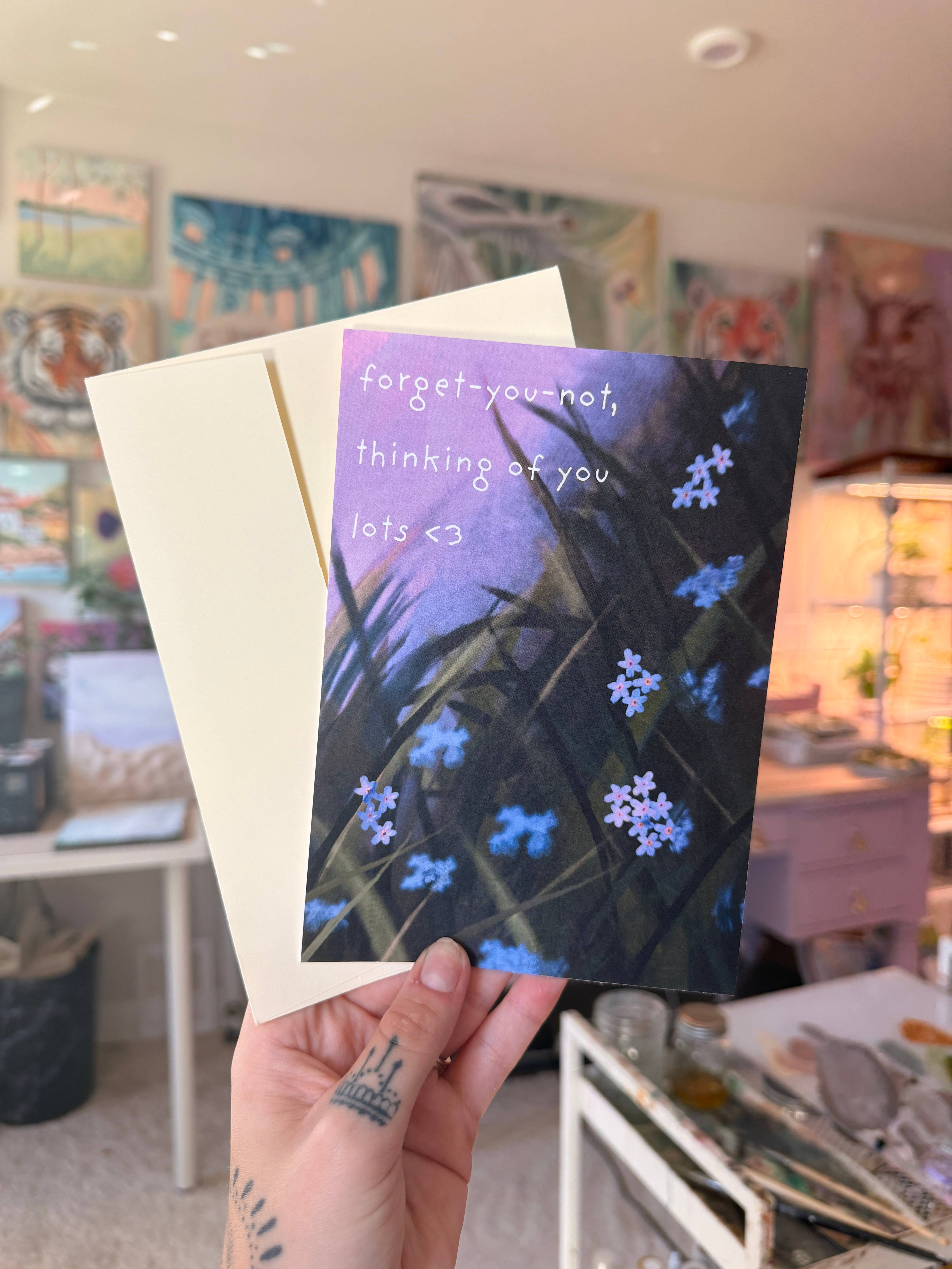 Jess Harris Art - Wholesale Thinking of You Card - Thinking of You Card1