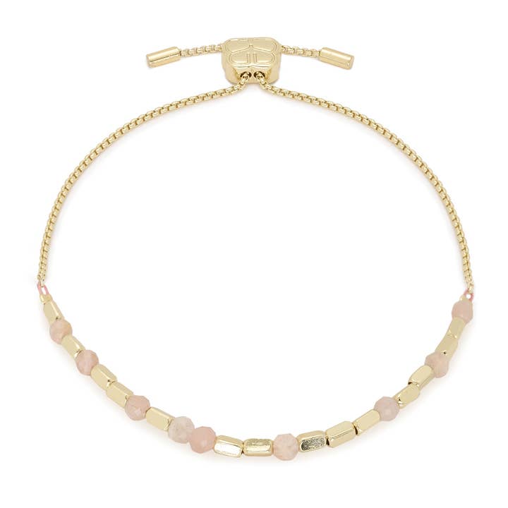 Empowerment Sunstone Gold Bracelet for wholesale by Boho Betty