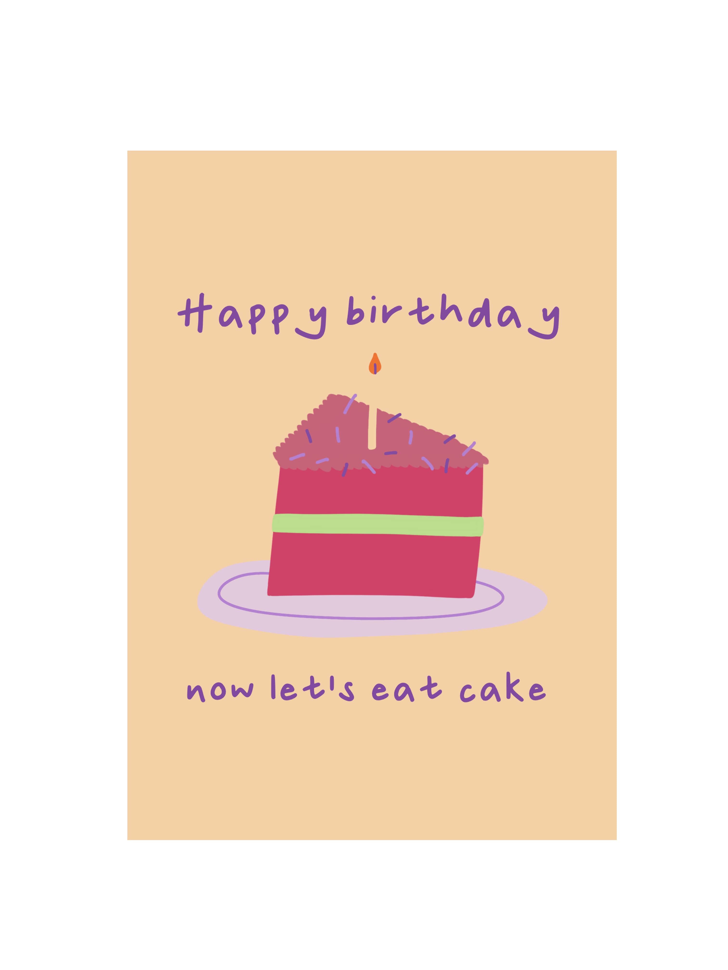 Neesh Home - Wholesale Birthday Card - Eat Cake Card | Birthday | Celebration0