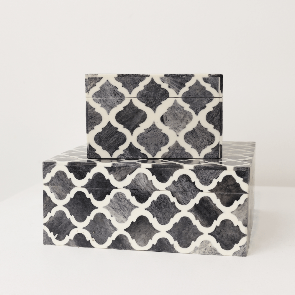 BHD HOME - Wholesale Jewellery box/organiser - Bone Grey Trinket Boxes0