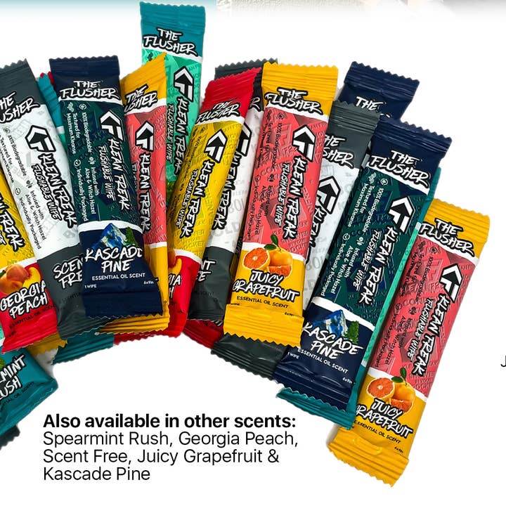 Klean Freak - Wholesale Face & body wipes - Klean Freak Flusher 20 Pack 6