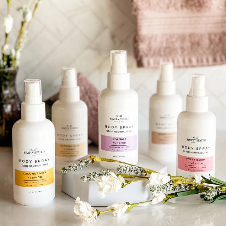 Signature Body Spray-Long Lasting Body Mist for wholesale by Simply Stated Bath & Body