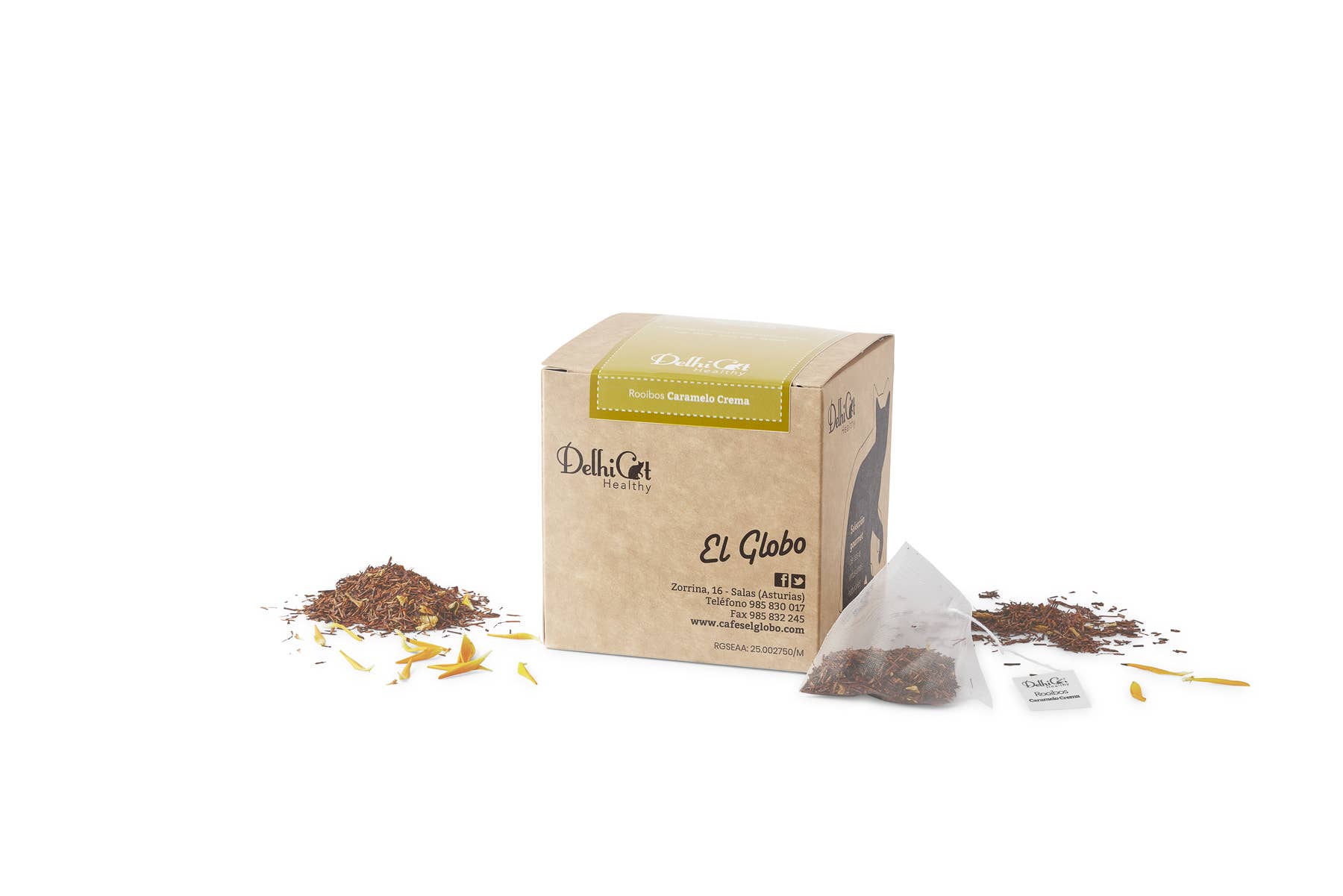 CAFÉS EL GLOBO SL – wholesale Hälsoté/Detoxté – ROOIBOSKARAMELLGRÄDDEINFUSION1