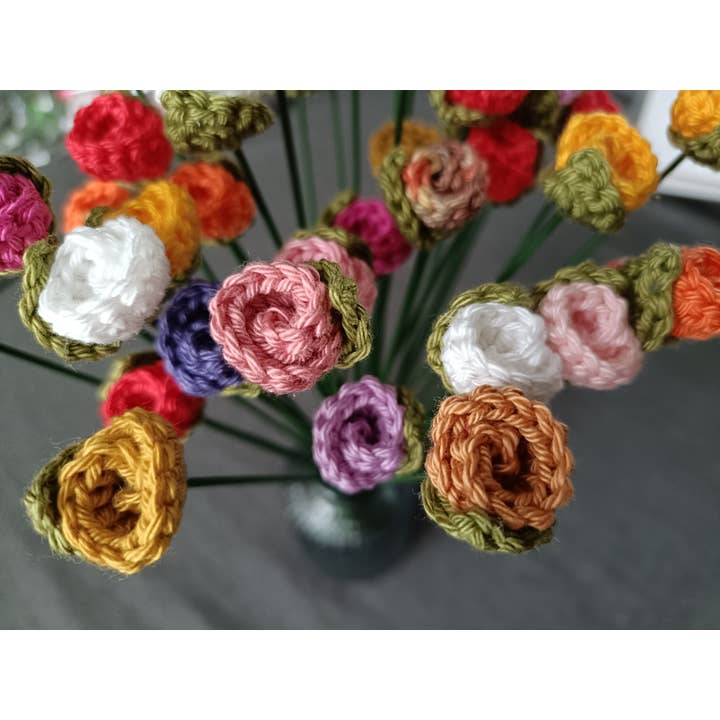 Knuffelsenzo - Wholesale Artificial Flowers - Mini Rose flower1