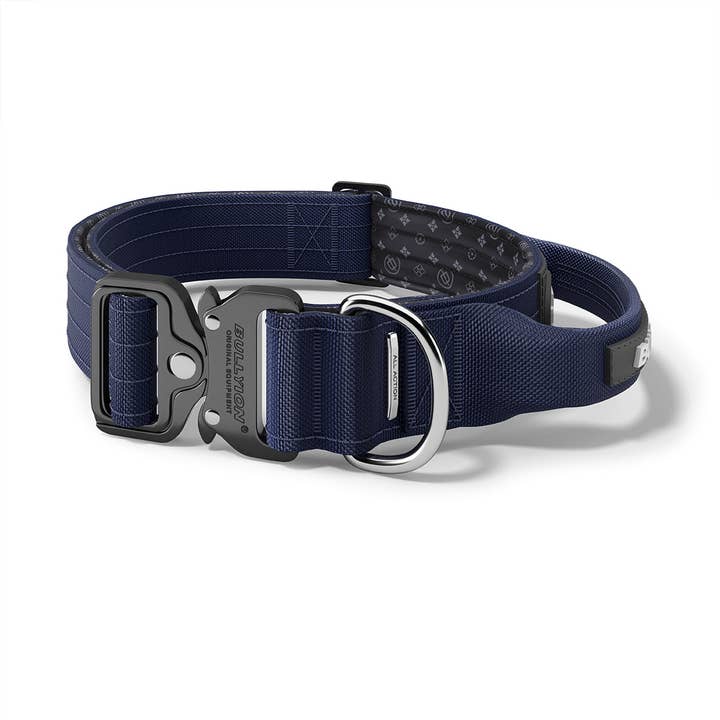 Bullyion Pro Power ® Dog Collar with Handle Tactical Military Grade 4cm Width for wholesale by Bullyion