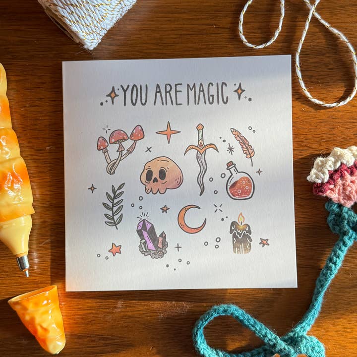Comfhaus - Vendita all'ingrosso Biglietti per San Valentino - Biglietto di auguri You Are Magic | Love Card | San Valentino