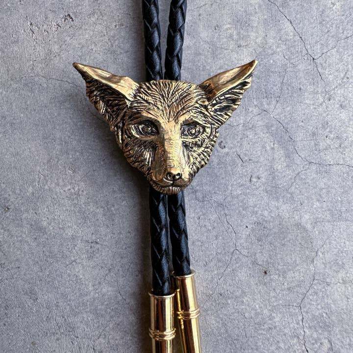 Coyote Bolo Tie for wholesale by HELIOTROPE